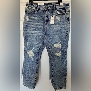Judy Blues acid wash boyfriend Jean